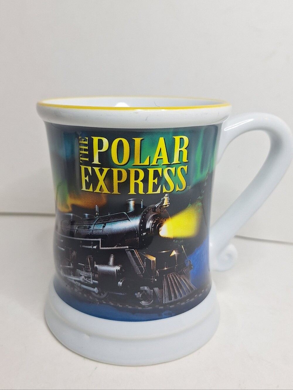 The Polar Express 3D Mug Northern Lights Christmas Holiday Coffee Hot Cocoa